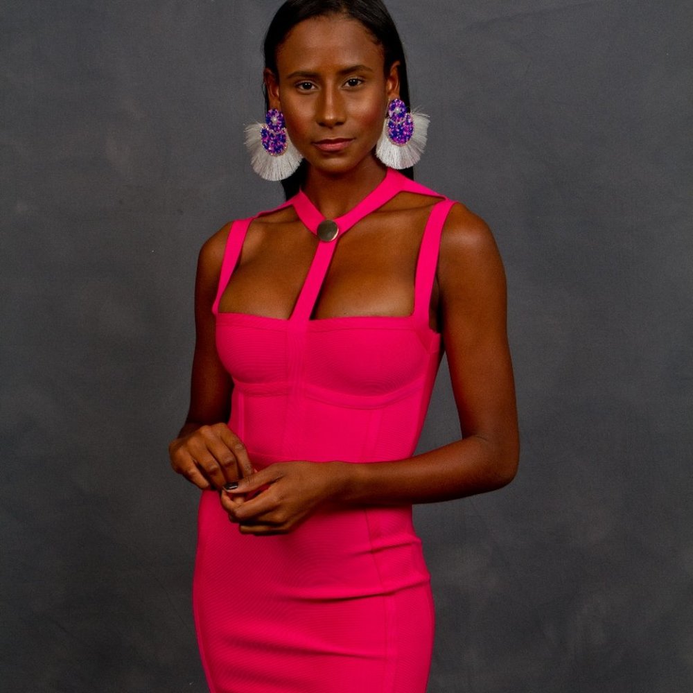 Fashion Dress Fucsia